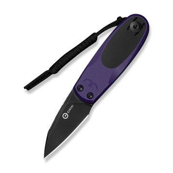 Ніж складаний кишеньковий Civivi Purr, (4.65 см) Nitro-V / G10 фіолетовий/чорний C25054-3 фото