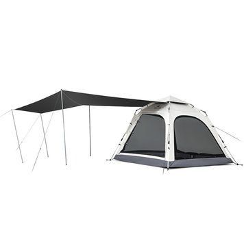 Намет чотиримісний із тентом автоматичний Naturehike Ango CNK2550WS010, сірий 71447 фото