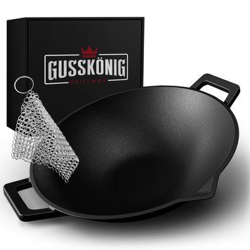 Чавунна пательня WOK Gussk&ouml;nig 36 см + очищувач 171858 фото