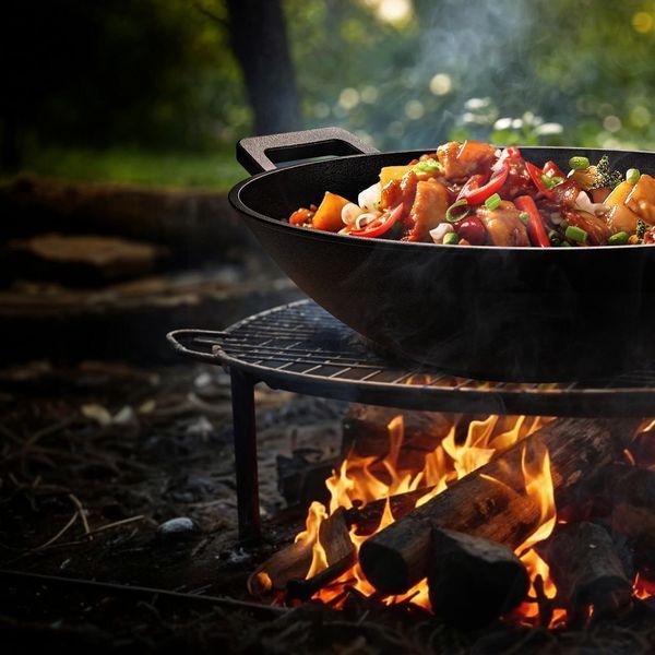 Чавунна пательня WOK Gussk&ouml;nig 36 см + очищувач 171858 фото