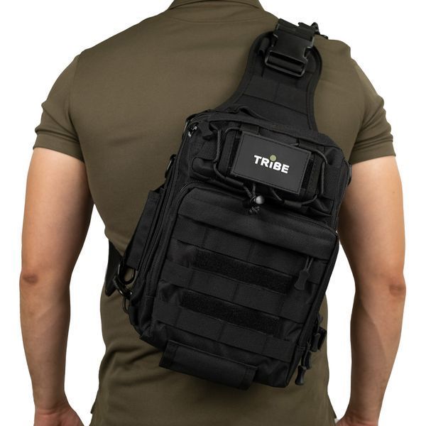 Сумка через плече Tribe Sling Pack 6,5 L T-IE-0003, coyote T-IE-0003-coyote фото