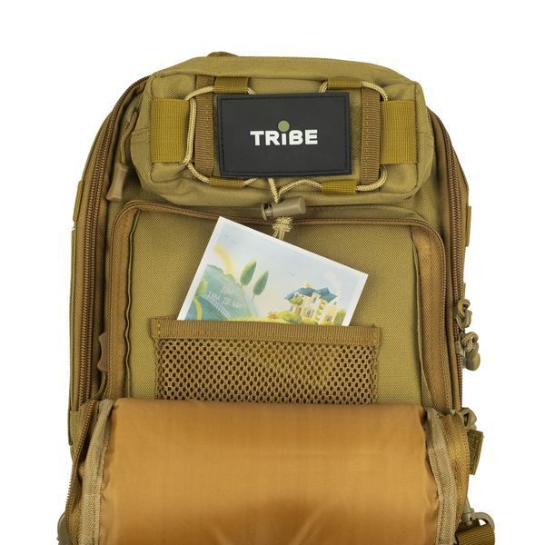Сумка через плече Tribe Sling Pack 6,5 L T-IE-0003, coyote T-IE-0003-coyote фото