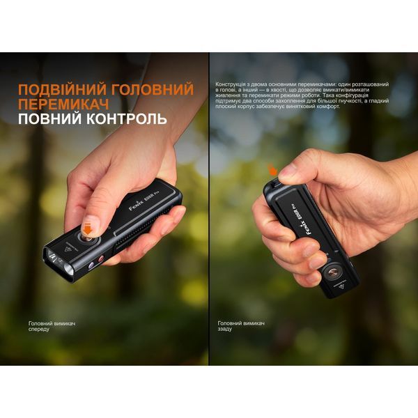 Ліхтар наключний Fenix E06R PRO, чорний E06RPROB фото