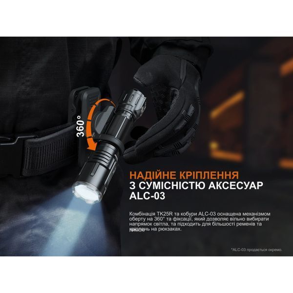 Ліхтар ручний Fenix TK25R TK25R фото
