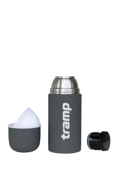 Термос TRAMP Soft Touch 0,75 л, Сірий TRC-108-grey фото