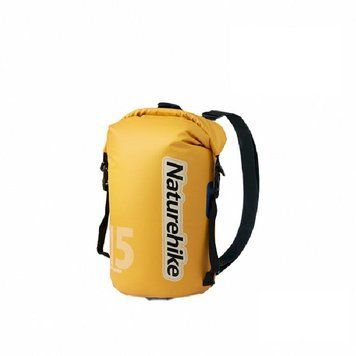 Водонепроникний чохол Naturehike CNK2300BS017, 15 л, жовтий 6976023925320 фото