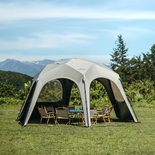 Тент для кемпінгу Naturehike CNK230WS014, 4.6 м * 4,0 м, бежевий 6927595794685 фото